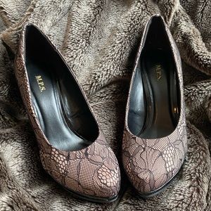 M.P.S. Lace Heels